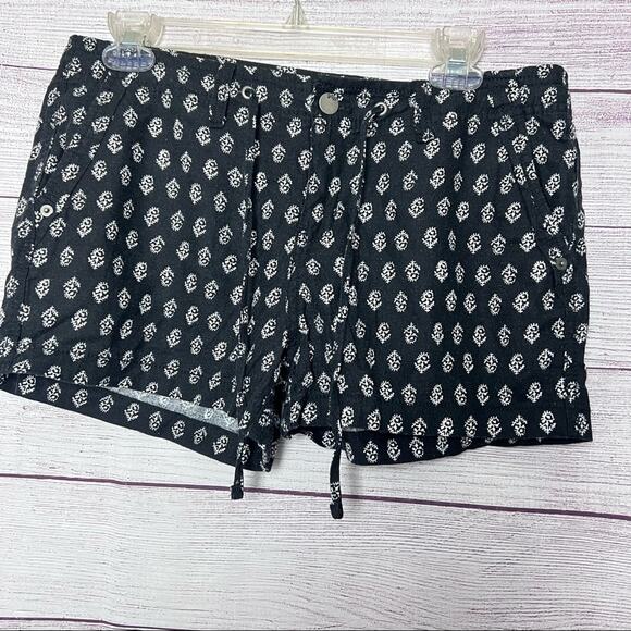Gap Womens Printed Draw String Chino Style Shorts with Pocket Sz 6 - Picture 1 of 11
